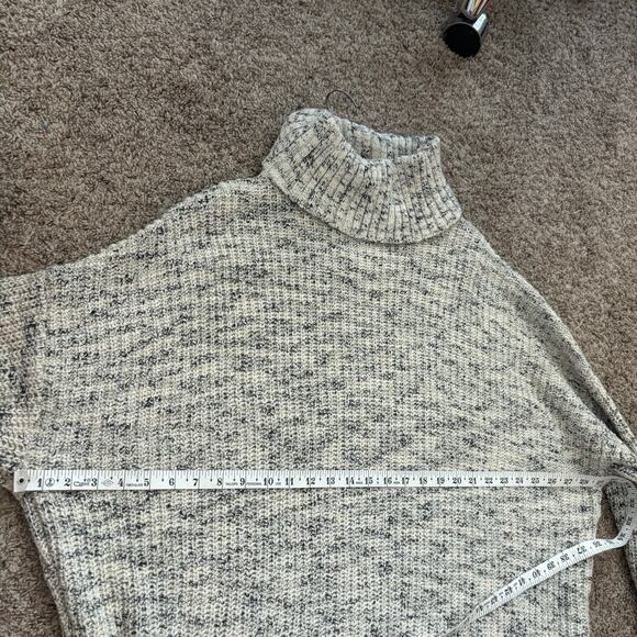 OFFLINE By Aerie Chillside Turtleneck Sweater Soft Muslin Gray Sz M Cozy Cotton - Picture 9 of 12